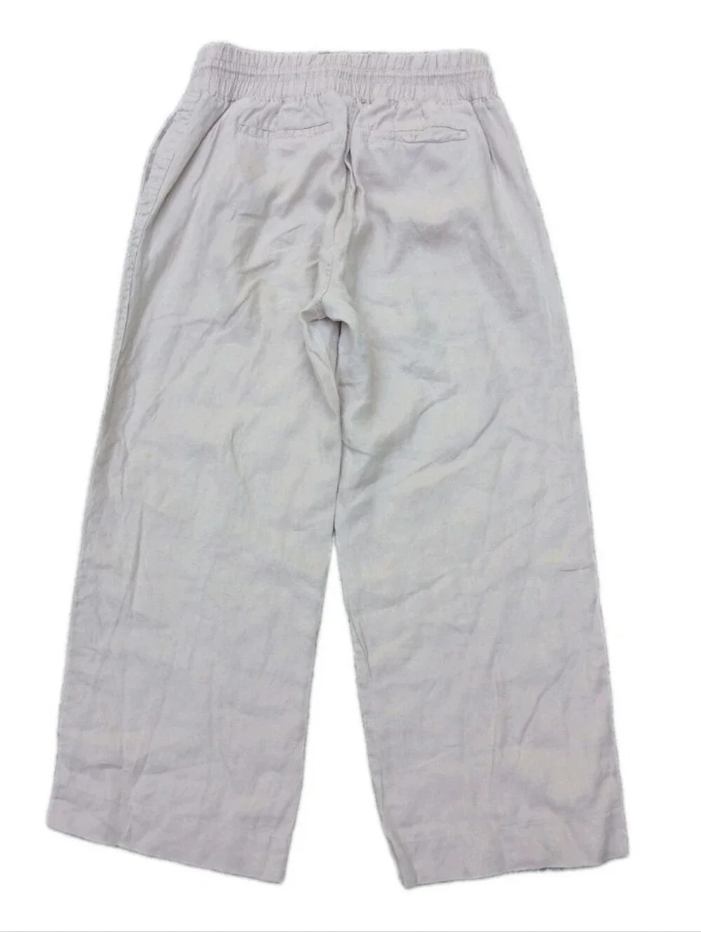 Quince 100% European Linen Wide-Leg Pants Driftwood Large Regular